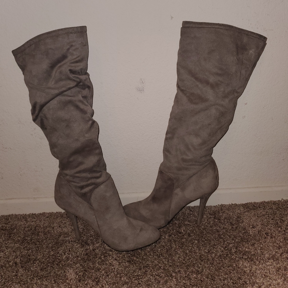 Gray Boots